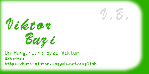 viktor buzi business card